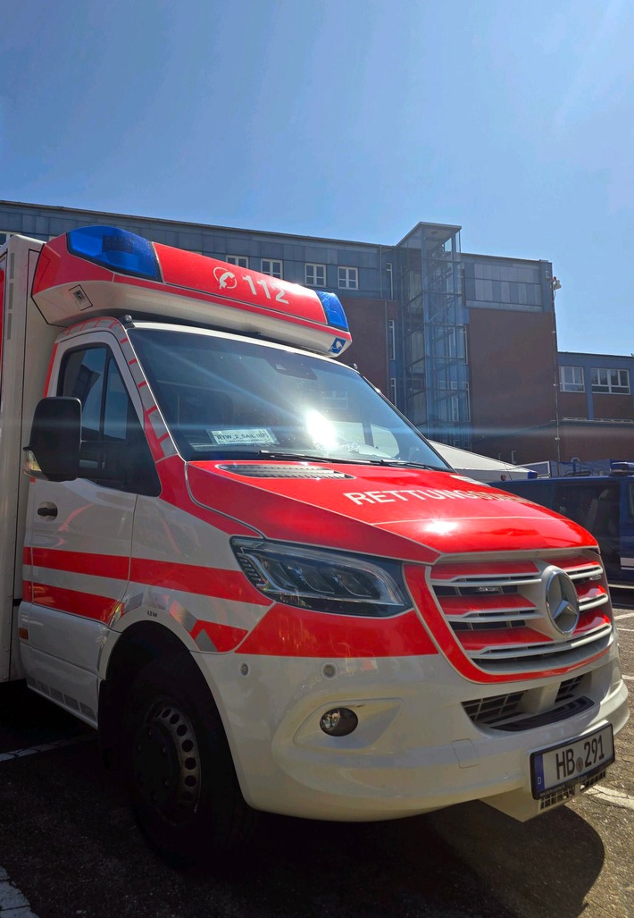 FW Bremerhaven: Hitzebedingte Einsätze für den Rettungsdienst