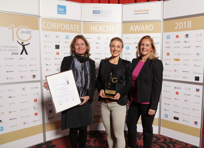 Corporate Health Award für Wort & Bild Verlag / Renommierter Preis für betriebliches Gesundheitsmanagement in der Kategorie "Gesunde Ernährung" für den Verlag der Apotheken Umschau (FOTO)
