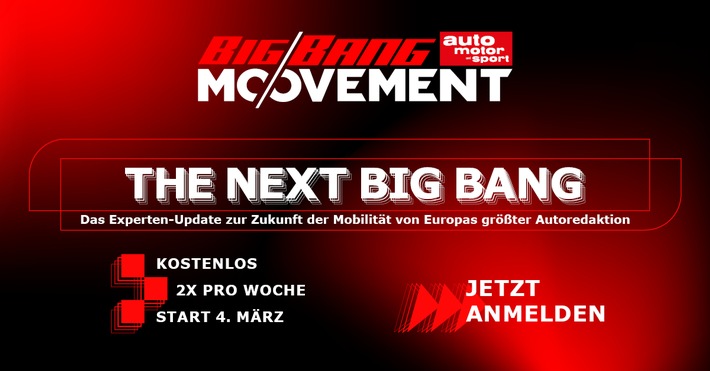 Big Bang Moovement: Drei Medienhäuser starten gemeinsamen Mobility-Newsletter