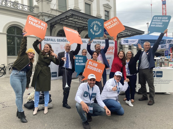 Medienmitteilung: «Zürcherinnen und Zürcher bekennen sich gegen Littering»