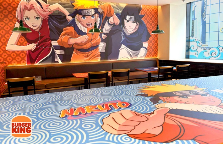 NARUTO meets Whopper®: Burger King® Deutschland im Anime-Fieber / Anime-Fangemeinde freut sich auf exklusive Produkte und Sammlerstücke