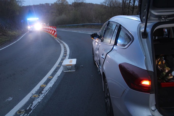 POL-RBK: Odenthal - Motorradfahrer bei Unfall schwer verletzt