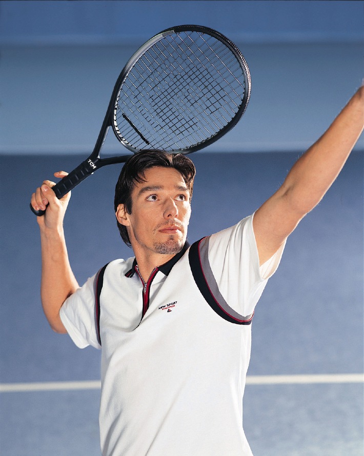 Tchibo gewinnt Michael Stich für Tennis-Kampagne / Zusammenarbeit anlässlich der Verkaufsphase &quot;Actives&quot; Start: 12. April 2000