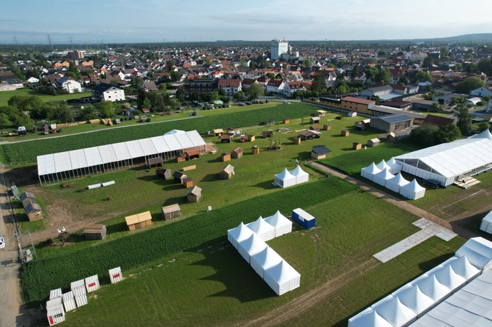 Hessentag 2023: Festgelände Gambrinus erwacht zum Leben