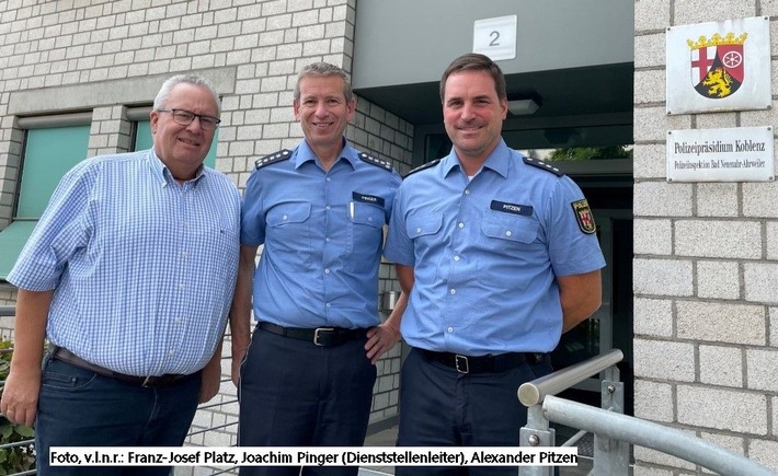 POL-PDMY: Ablösung im Bezirksdienst bei der Polizeiinspektion Bad Neuenahr-Ahrweiler
