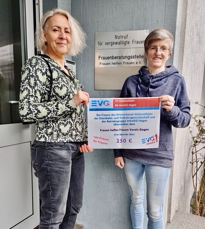 EVG-Frauen NRW: Finanzielle Unterstützung anstatt Rosen