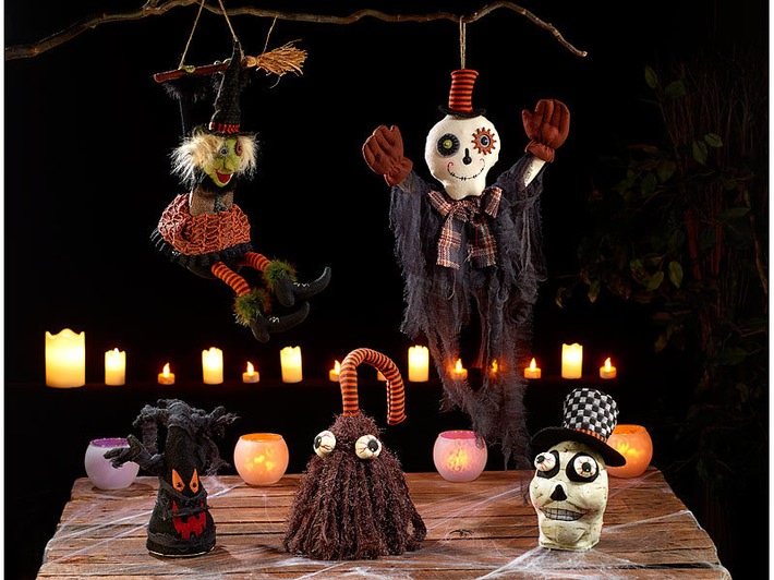 Am 31. Oktober ist Halloween: infactory Singender und tanzender Geisterkopf &quot;Baron Voodoo&quot;, batteriebetrieben - schaurig-schöner Schrecken, der für beste Grusel-Unterhaltung sorgt