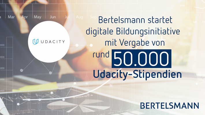 Bertelsmann startet Bewerbungsphase für digitale Stipendien-Initiative mit Udacity