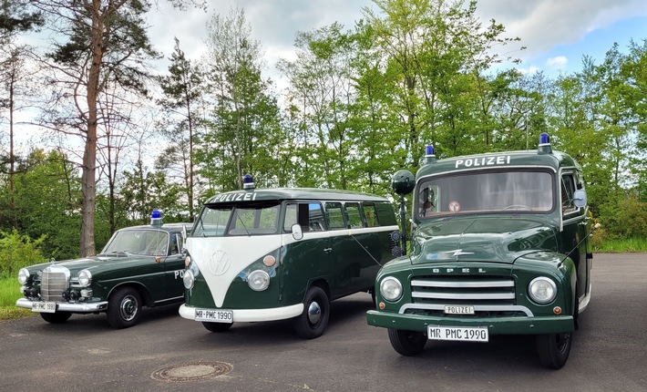 Mittelhessen: MARBURG-BIEDENKOPF: Marburger Polizeioldies beginnen die neue Saison - Museumsöffnung am 19. April mit Neuzugang, Attraktionen, Filmstars