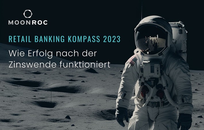 MOONROC Retail Banking Kompass 2023. The Moon Landing Moment - Wie Erfolg nach der Zinswende funktioniert. ©David_AdobeStock (Astronaut on the moon, Generative AI) / Weiterer Text über ots und www.presseportal.de/nr/152921 / Die Verwendung dieses Bildes für redaktionelle Zwecke ist unter Beachtung aller mitgeteilten Nutzungsbedingungen zulässig und dann auch honorarfrei. Veröffentlichung ausschließlich mit Bildrechte-Hinweis.