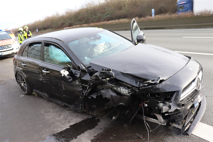 POL-MS: Drei Schwerverletzte nach Unfall auf der Autobahn 1