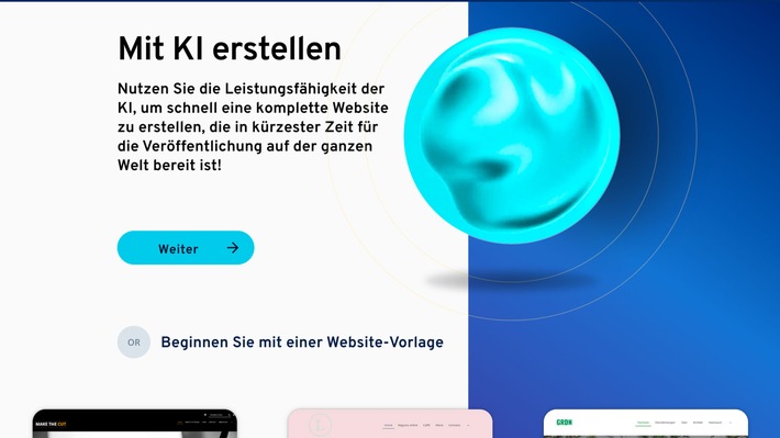 MyWebsite Now von IONOS: Mit KI in Sekundenschnelle zum professionellen Webauftritt