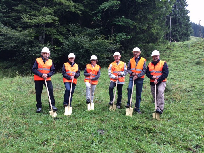 Baubeginn für das Wasserkraftwerk Spiggebach im Kiental