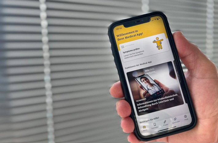 ADAC baut Gesundheitsangebot weiter aus / Neue Angebote in der Medical App: digitale Terminvereinbarung, Symptomcheck und Zugang zu telemedizinischer Beratung in Deutschland