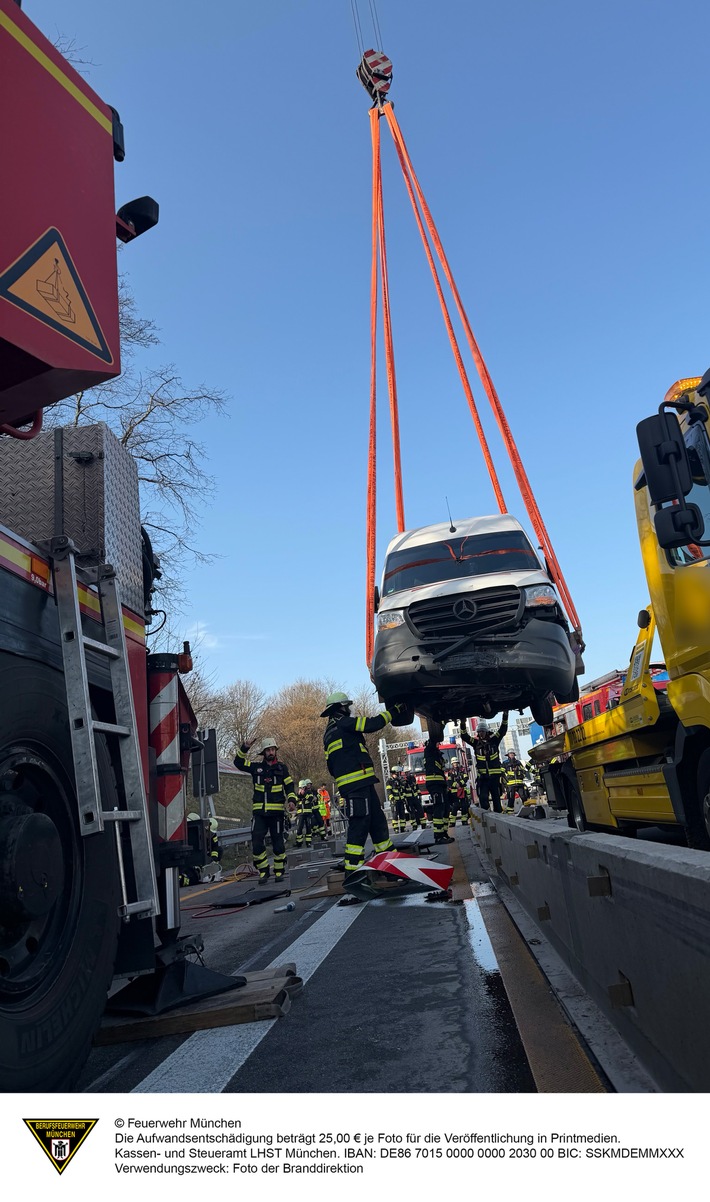 FW-M: Kleintransporter auf Abwegen (Hadern)
