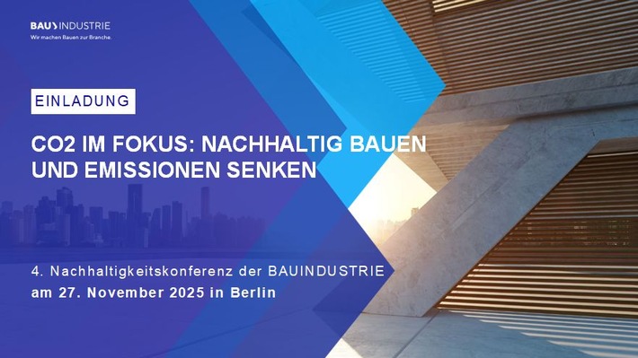 4. NACHHALTIGKEITSKONFERENZ DER BAUINDUSTRIE (#NHK25)