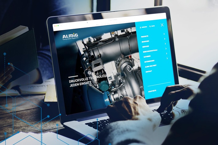 Pressemitteilung - ALMiG Kompressoren lanciert neuen digitalen Markenauftritt – Website wird zur All-in-One Plattform