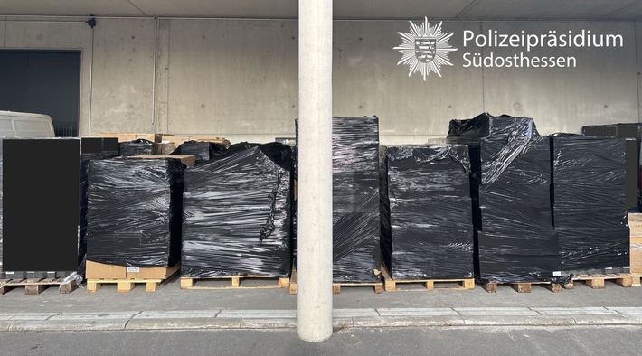 POL-OF: Über 30 Paletten von verbotenem "Snus"-Tabak sichergestellt: Ermittlungen gegen 22-Jährigen