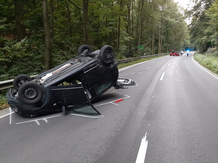 POL-BN: Königswinter: Überholmanöver auf L 331 endet mit zwei Verletzten