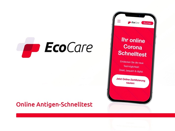 Der neue Service von EcoCare bietet Zertifizierung von selbst durchgeführten SARSCoV2-Tests an: Virtuelles Testcenter „to go" – der perfekte Reisebegleiter für unterwegs