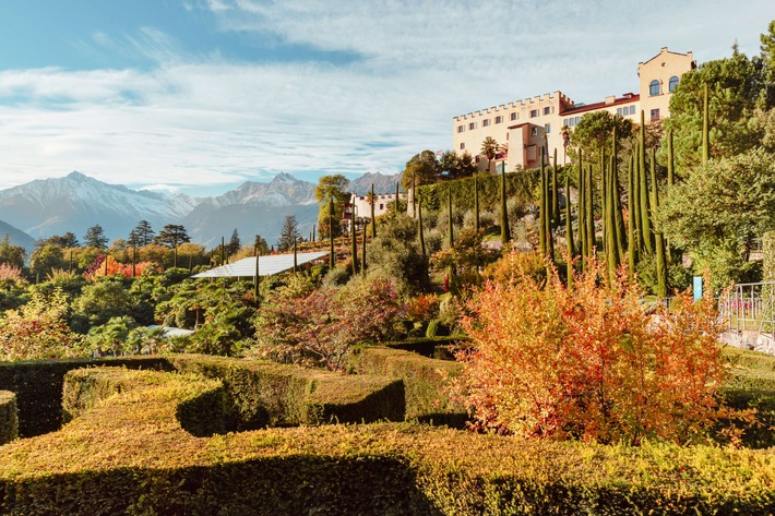 Goldener Herbst in den Gärten von Schloss Trauttmansdorff - BILD