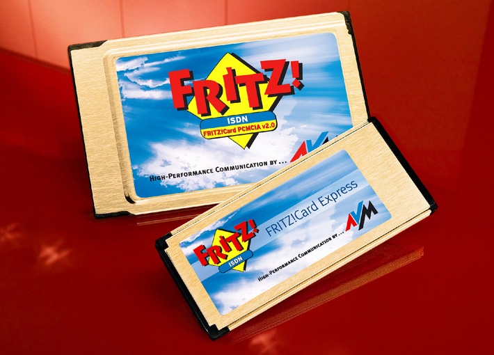 Neue FRITZ!Card Express von AVM ab sofort erhältlich / AVM FRITZ!Card Express ISDN-Controller mit kleinem Formfaktor für Notebook-Einsatz