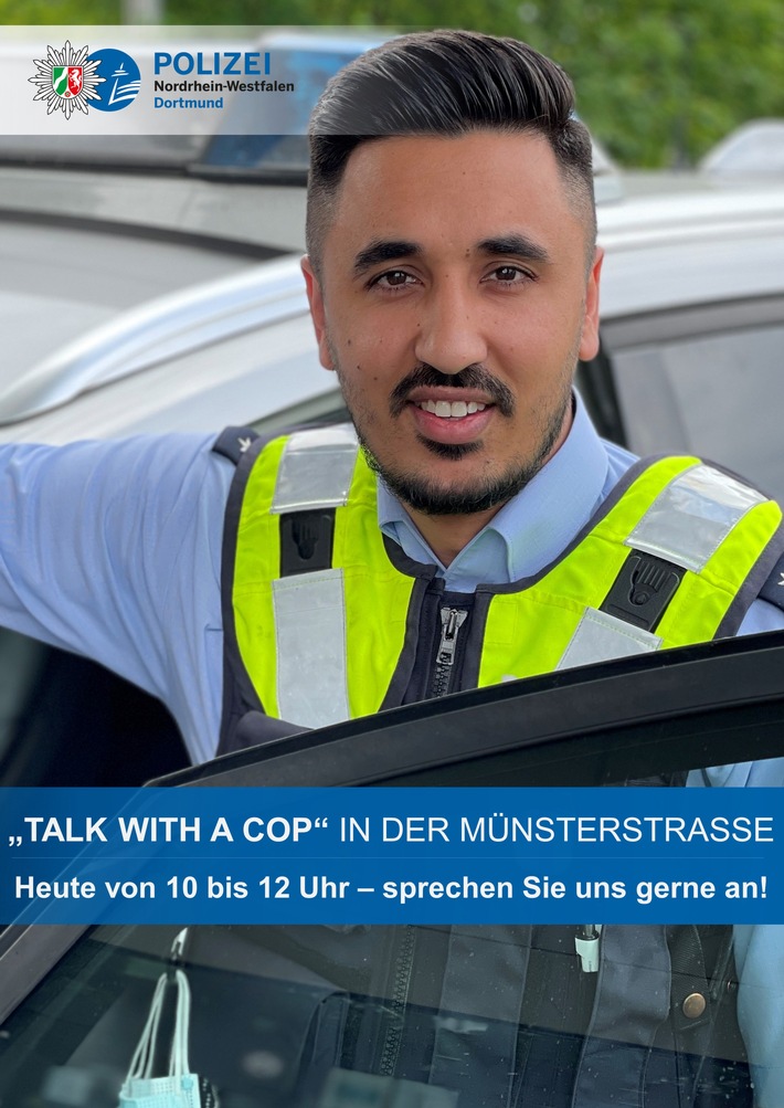 POL-DO: &quot;Talk with a Cop&quot; - Bürgersprechstunde der Polizei Dortmund. Auch Fahrradstaffel im Nordstadt-Einsatz.