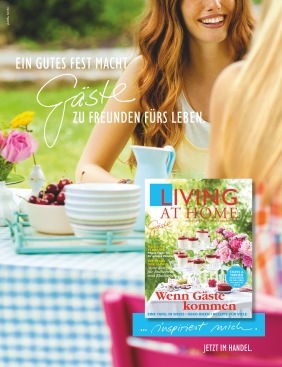 LIVING AT HOME inspiriert: Das Wohnmagazin startet mit frischer Print-Kampagne und neuem Claim in den Frühling (mit Bild)