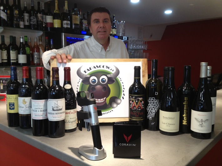 TapasCow.ch - Déguster des vins sans déboucher la bouteille ! / Unique en Suisse, le TapasCow, permet d