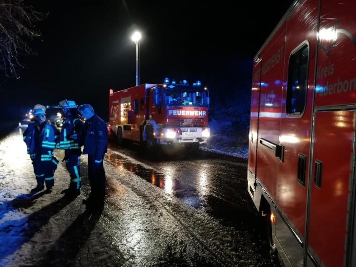 FW-PB: Verkehrsunfall auf der L755