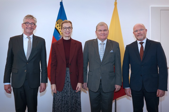EFTA-Generalsekretär Kurt Jäger auf Arbeitsbesuch in Liechtenstein