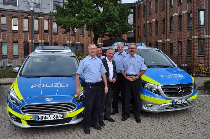 POL-HS: Neue Streifenwagen für die Kreispolizeibehörde
