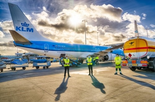 Communiqué de presse: Premier vol de passagers de KLM avec du kérosène synthétique durable