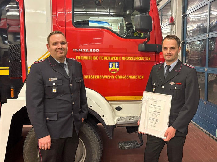 FW-OLL: Führungswechsel bei der Ortsfeuerwehr Großenkneten