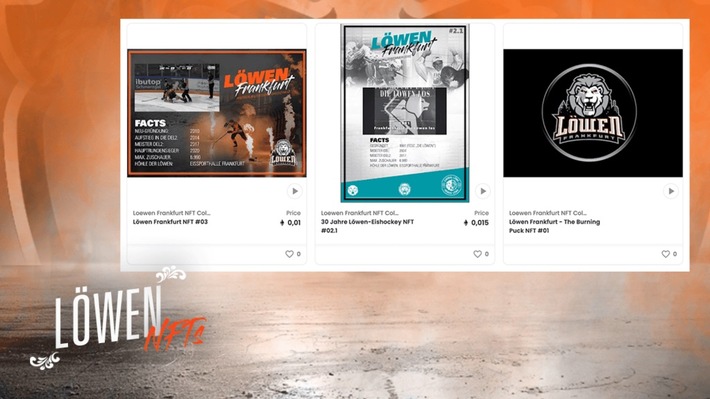 NFT-Marketing für den Profisport: Online Digital X kreiert nicht-kopierbare digitale Kunst für den Eishockeyclub Löwen Frankfurt