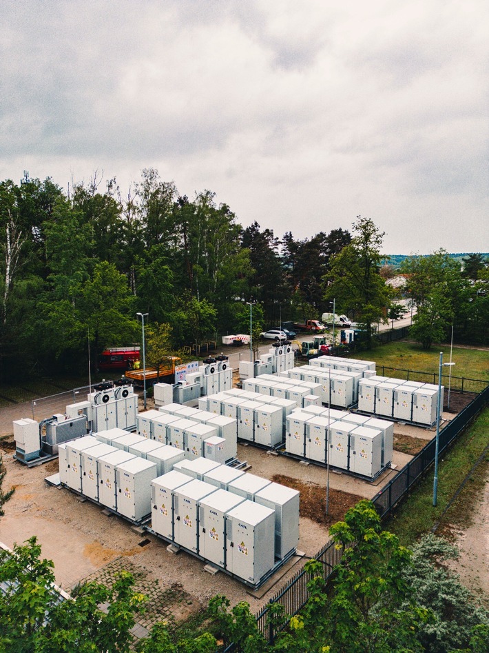 Neue Telekom Batteriegroßspeicher für grünen Strom in Bamberg