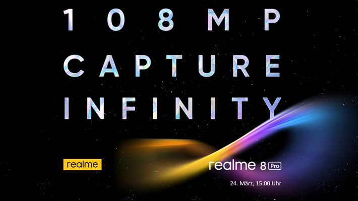 108 MP im neuen realme 8 Pro: Profi-Fotofunktionen erstmals auf einem Smartphone