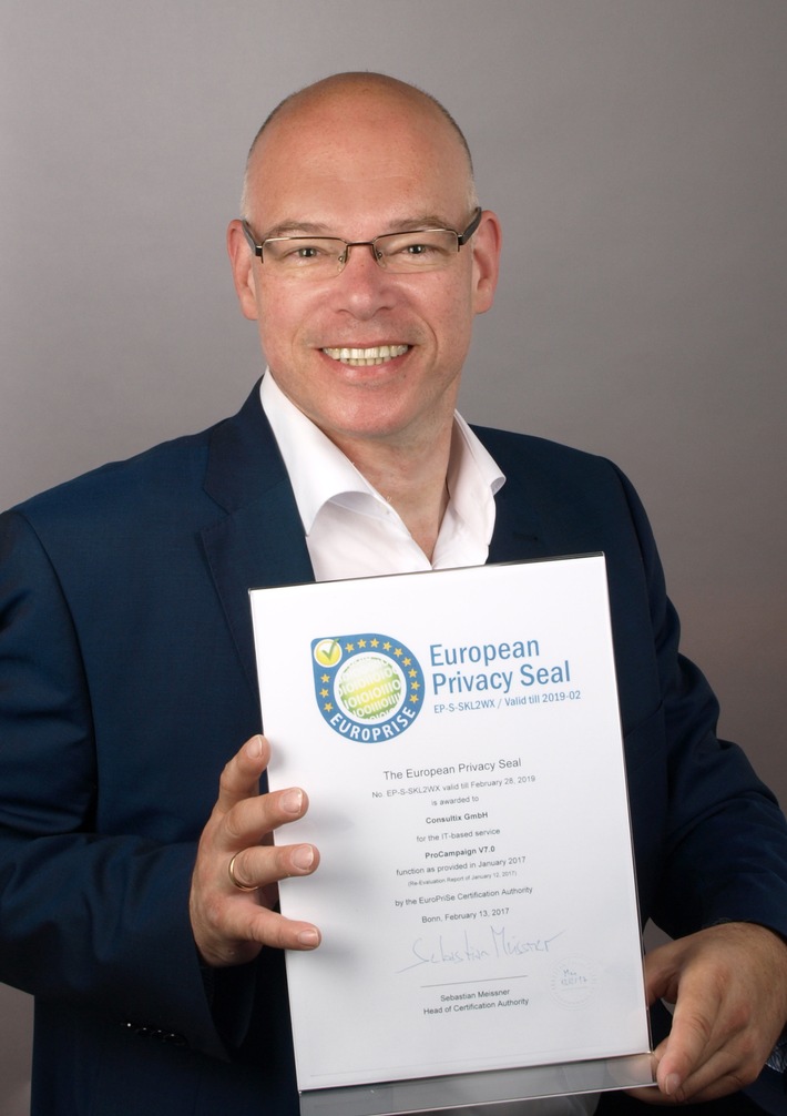 Consultix GmbH erhält erneut das Europäische Datenschutz-Gütesiegel EuroPriSe