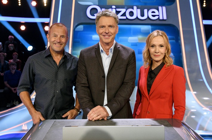 Das Erste: Filmstars Heino Ferch und Katja Flint gegen den "Quizduell-Olymp" am Freitag, 24. April 2020, 18:50 Uhr im Ersten