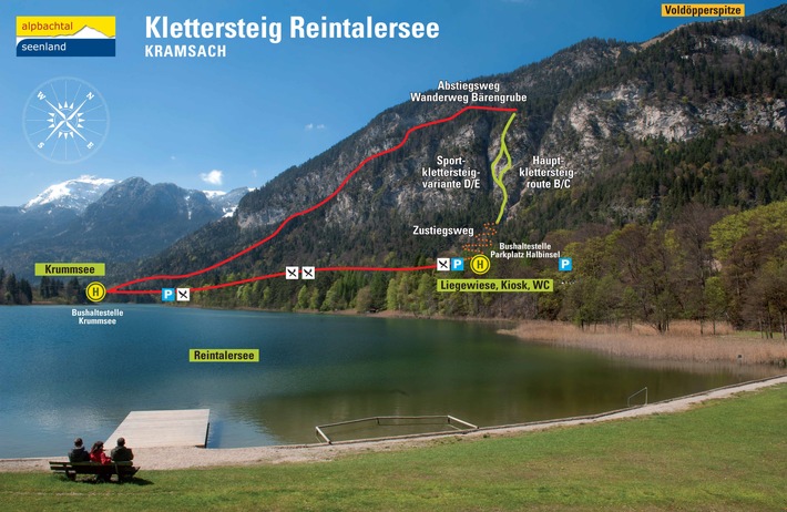 Kraxeln und plantschen beim Reintalersee - BILD