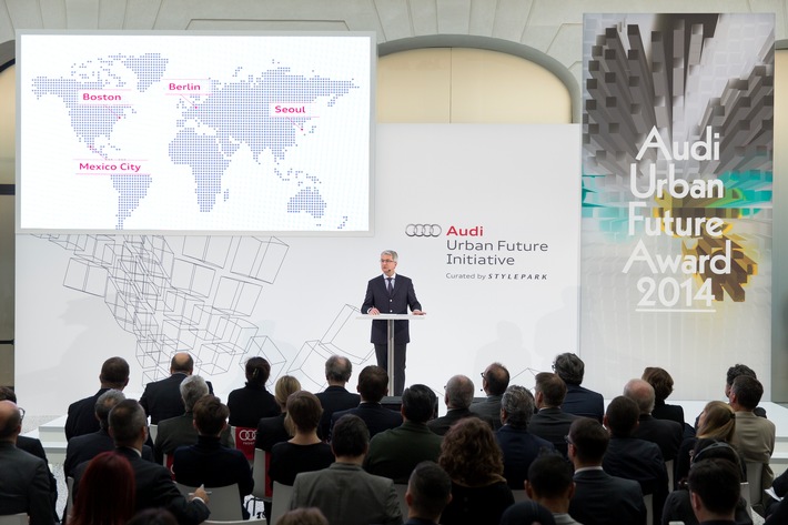 AUDI AG: Mehr Raum und Lebensqualität in der Stadt: Audi stellt "Urbane Agenda" vor (FOTO)