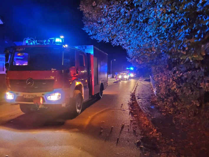 FW Bad Segeberg: Gasaustritt im Mehrfamilienhaus