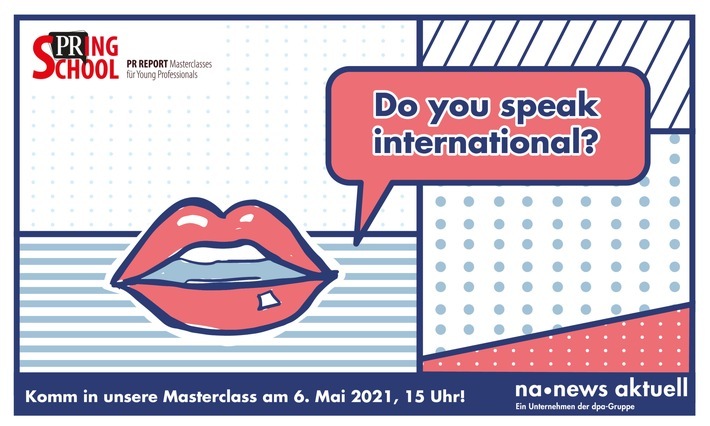 Als Hauptsponsor der PR Report Spring School bietet news aktuell eine Masterclass zum Thema internationale PR für Nachwuchskräfte aus der Kommunikationsbranche an. / Weiterer Text über ots und www.presseportal.de/nr/6344 / Die Verwendung dieses Bildes ist für redaktionelle Zwecke unter Beachtung ggf. genannter Nutzungsbedingungen honorarfrei. Veröffentlichung bitte mit Bildrechte-Hinweis.