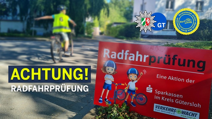 POL-GT: Fahrradprüfung an der Violenbachschule Borgholzhausen Standort Nord