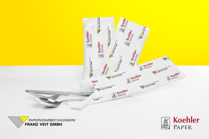 Consistently Sustainable: Packing Disposable and Reusable Cutlery in Paper with Koehler Paper and Franz Veit