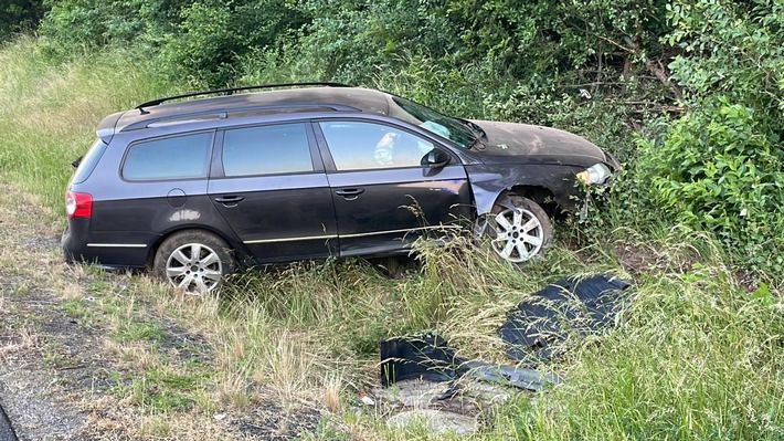 POL-OH: Verkehrsunfall mit Leichtverletzten auf der Autobahn A 7, Höhe Großenmoor