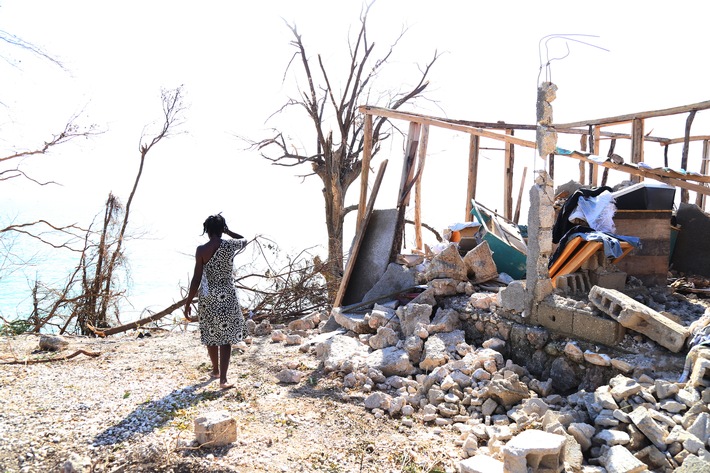 Hurrikan Matthew hinterlässt schwere Verwüstungen / Caritas erhöht Nothilfe für Haiti auf 500