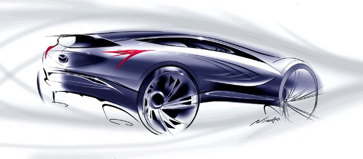 Neues Mazda-Konzeptfahrzeug debütiert auf dem Moscow International Automobil Salon