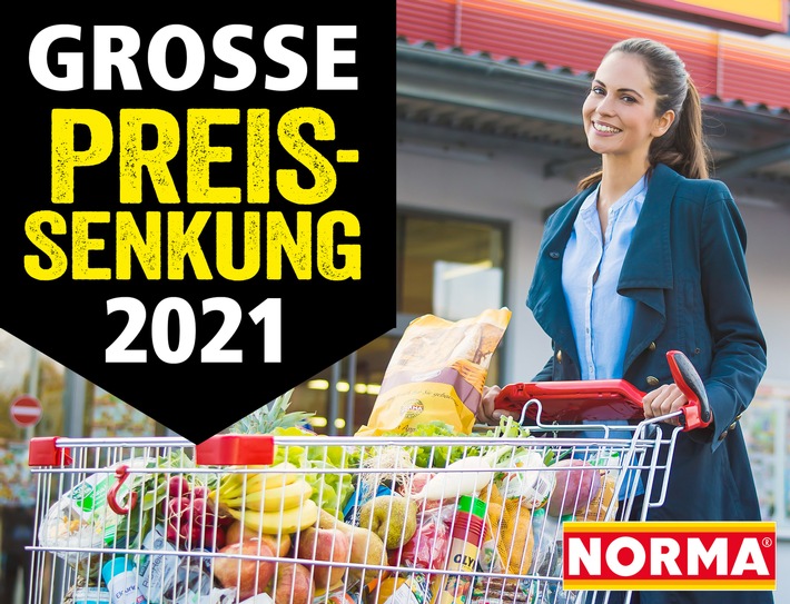 Große Preisänderungsaktion bei NORMA zum Jahresbeginn 2021/Das neue Jahr fängt gut an!