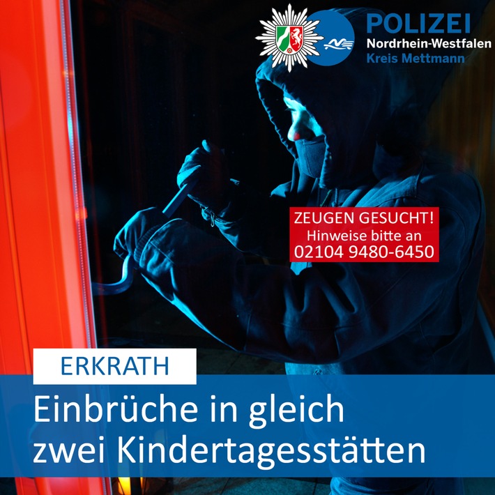 POL-ME: Einbrüche aus dem Kreisgebiet - Velbert / Erkrath - 2306091